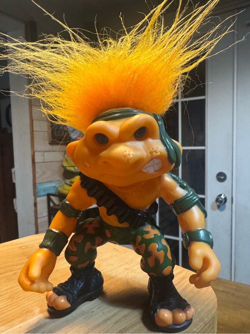 Hasbro 1992 Battle Trolls Sargent SGT Troll Action Figure 4.5"